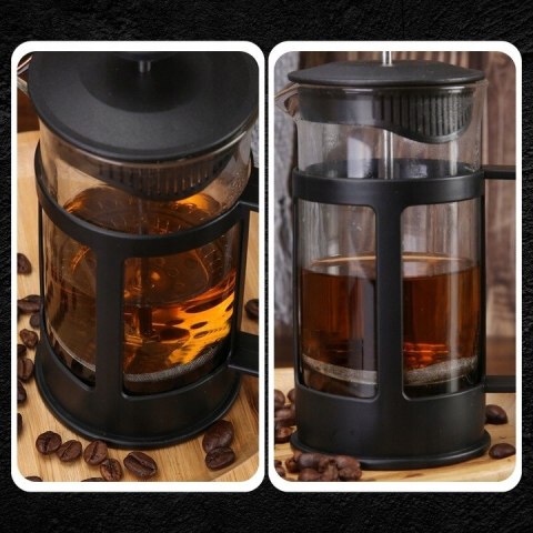 Profesjonalny Zaparzacz French Press 1L Szklany - Ekspres Do Kawy I Herbaty