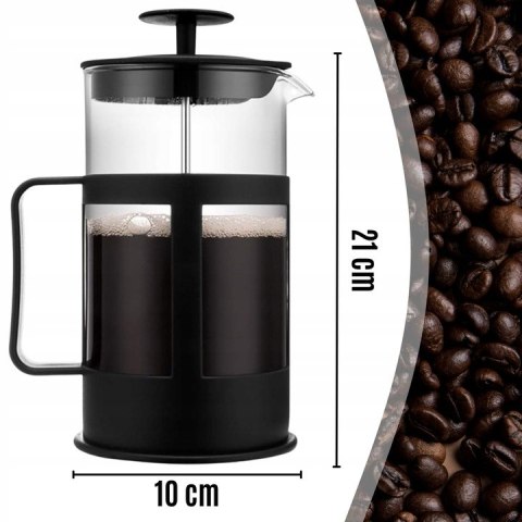 Profesjonalny Zaparzacz French Press 1L Szklany - Ekspres Do Kawy I Herbaty