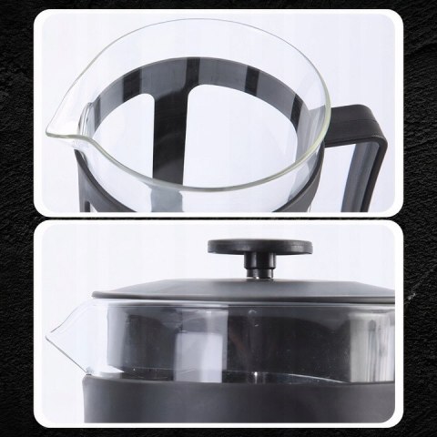 Profesjonalny Zaparzacz French Press 1L Szklany - Ekspres Do Kawy I Herbaty