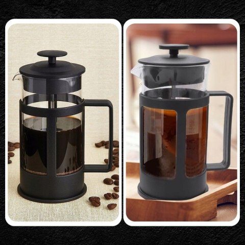 Profesjonalny Zaparzacz French Press 1L Szklany - Ekspres Do Kawy I Herbaty