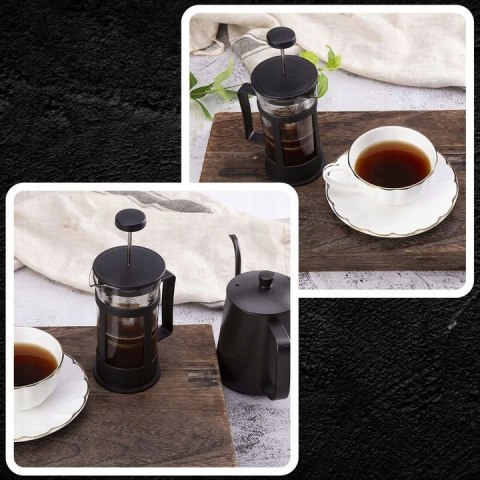 Profesjonalny Zaparzacz French Press 1L Szklany - Ekspres Do Kawy I Herbaty