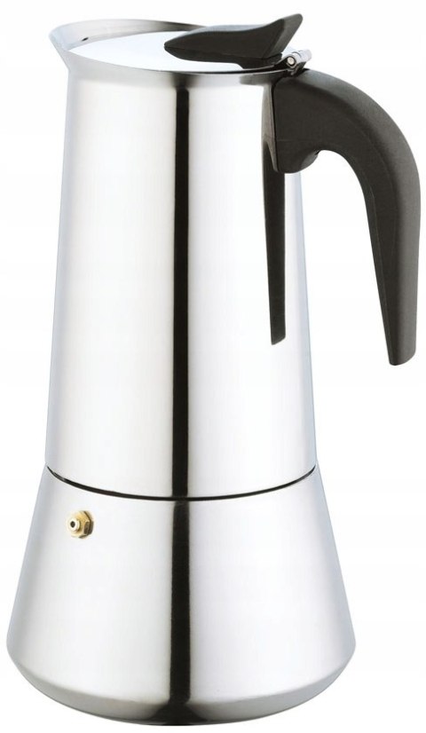 Stalowa Kawiarka Espresso 300Ml 6 Filizanek Do Kuchni Gaz, Elektro Indukcja