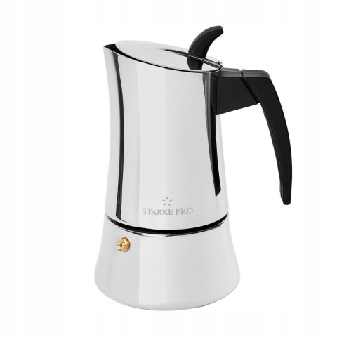 Starke Robusta Kawiarka Stalowa 300 Ml Na Indukcję 6 Filiżanek Espresso