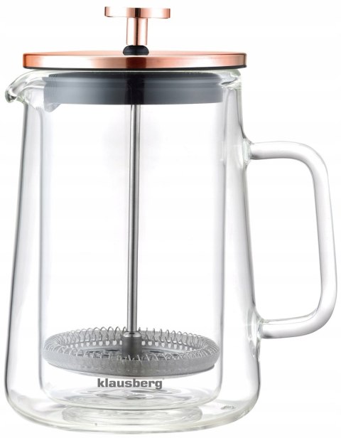 Szklany French Press 600Ml Klausberg - Doskonała Parzenie Kawy I Herbaty