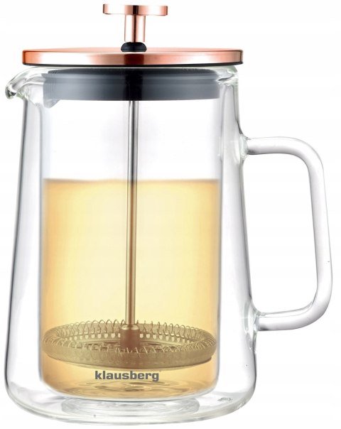 Szklany French Press 600Ml Klausberg - Doskonała Parzenie Kawy I Herbaty