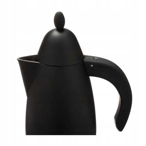 Włoska Kawiarka Konighoffer 6 Filiżane Kafeterka Espresso Prestigio Black