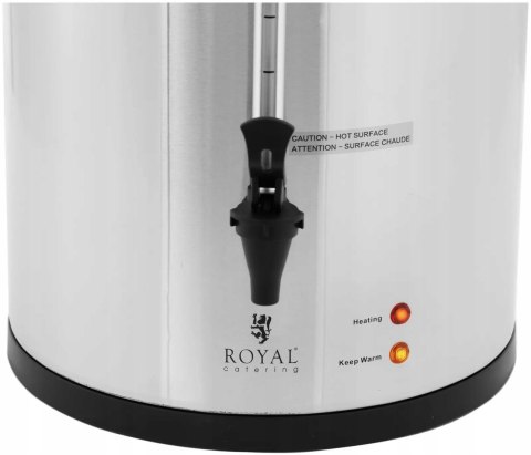 Zaparzacz Do Kawy 20L Royal Catering - Stal Nierdzewna, Szary, Profesjonalny