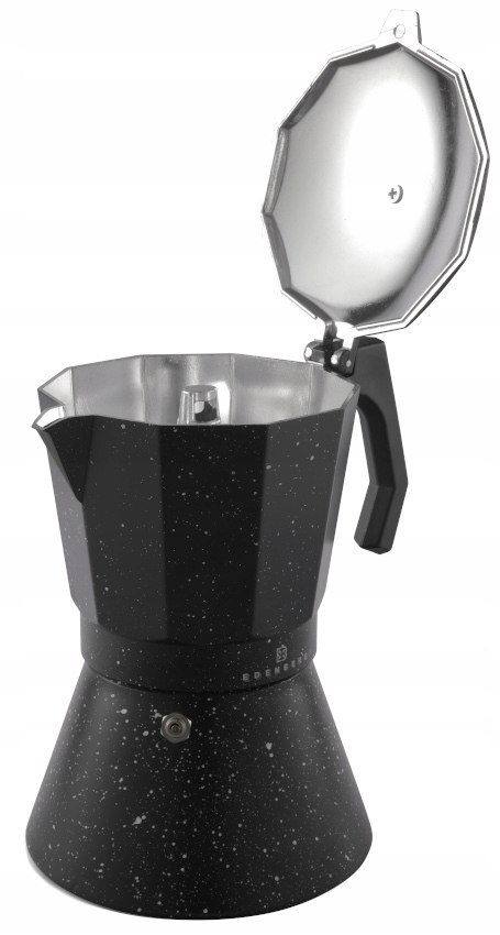 Zaparzacz Do Kawy 300Ml 6 Filiżanek Indukcja Aluminium Uchwyt Bez Poparzeń