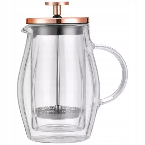 Zaparzacz French Press 350Ml Klausberg Rose Gold Szklany Dzbanek Do Naparu