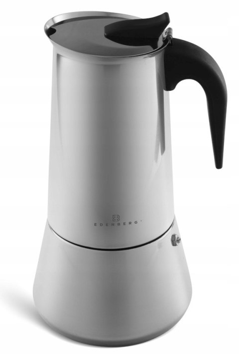 Zaparzacz Kawy Aluminiowy 600 Ml 12 Filiżanek Indukcja Polerowany Lekki