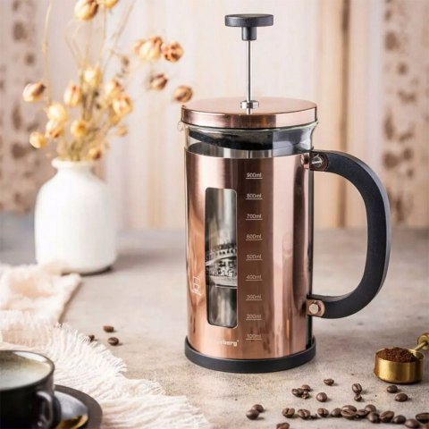 Zaparzacz Tłokowy 1000 Ml - Klausberg, Kawa, Herbata, Zioła, Rose Gold