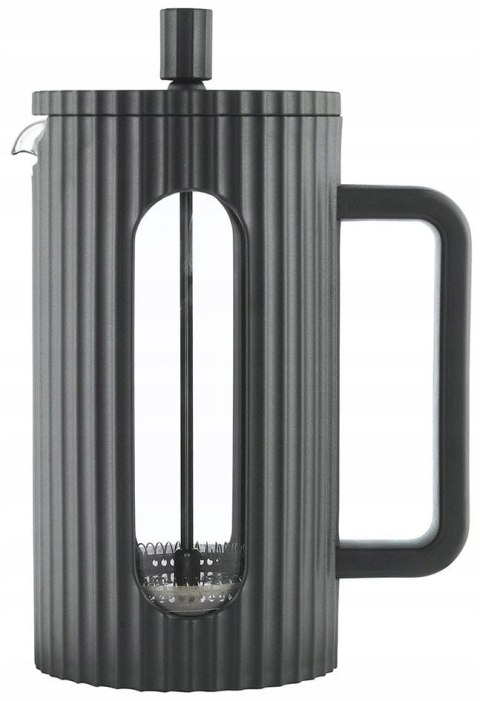 Zaparzacz Tłokowy French Press 1000Ml Czarny Klausberg Szkło Borokrzemowe