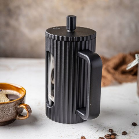 Zaparzacz Tłokowy French Press 1000Ml Czarny Klausberg Szkło Borokrzemowe