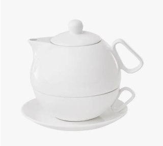 Zestaw Do Herbaty Ambition Salsa Dzbanek 375Ml + Filiżanka 175Ml Porcelana
