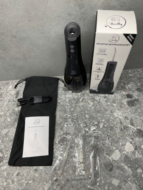 Bezprzewodowy Irygator 5 Trybów 400Ml 9,65 Bar 360° Głowica Smart Timer