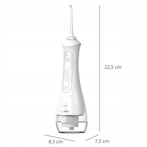Bezprzewodowy Irygator Do Zębów Eldom Ry100 3 Tryby 200Ml Li-Ion 70 Minut