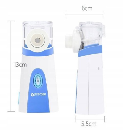 Inhalator Membranowy Oromed Oro-Mesh Pro 6Ml Cichy, Kieszonkowy, Przenośny