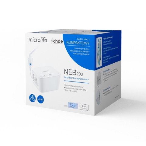 Inhalator Microlife Neb 200 Z Zestawem Soli Fizjologicznej Dla Rodziny
