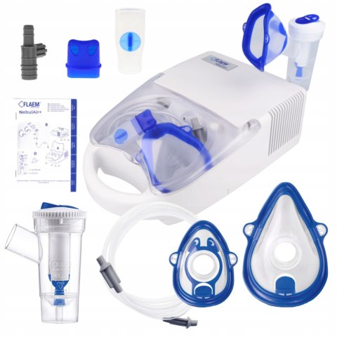 Inhalator Nebulizator, Flaem Nebulair+ Do Dzieci Praca Ciągła Cert Tuv