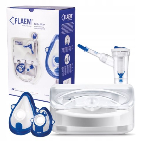 Inhalator Nebulizator, Flaem Nebulair+ Do Dzieci Praca Ciągła Cert Tuv
