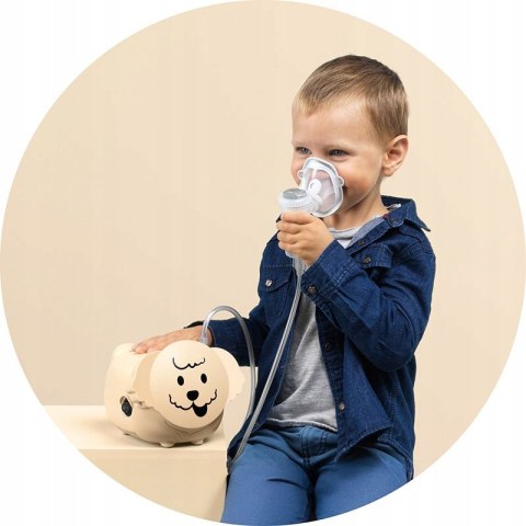 Inhalator Nebulizator Flaem Puppy Dla Dzieci Dwa Tryby Regulacji Mgiełki