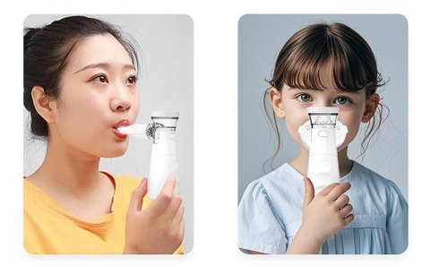 Inhalator Nebulizator Membranowy Cichy Przenośny 4H Dla Dzieci I Dorosłych