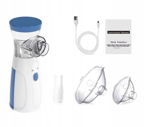 Inhalator Nebulizator Membranowy Cichy Przenośny 4H Dla Dzieci I Dorosłych