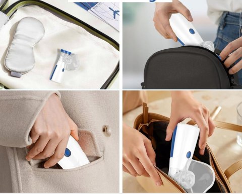 Inhalator Nebulizator Membranowy Cichy Przenośny 4H Dla Dzieci I Dorosłych