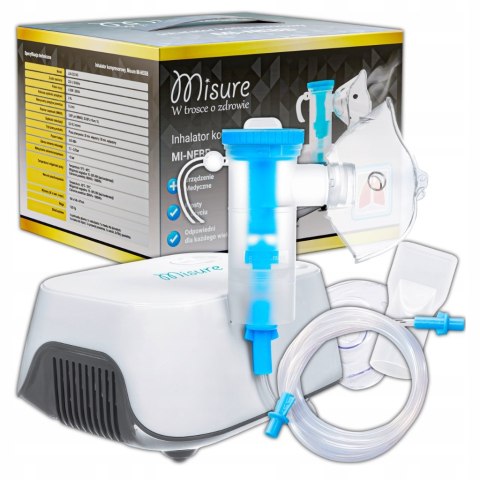Inhalator Nebulizator Tłokowy Dla Dzieci I Dorosłych Z Maskami I Filtrami