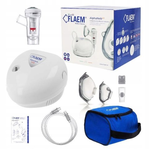 Inhalator Nebulizator Tłokowy Flaem Alphaneb 4 Poziomy Dzieci/Dorosłych TÜV