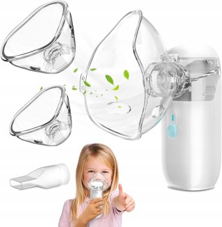 Inhalator Nebulizator Ultradźwiękowy Bezprzewodowy Dla Dzieci Przenośny