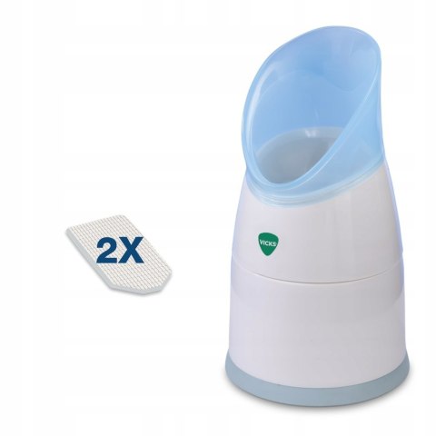 Inhalator Parowy Vicks Steam V1300eu02-2 Wkładki Mentolowe Łagodzi Objawy