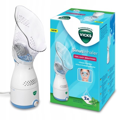 Inhalator Zatokowy Vicks Vh200 - Szybka Ulga Parowa, Maska I 2 Vapopads