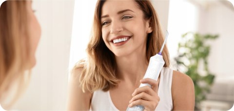 Irygator Do Zębów U-Smiler Ipx7 300Ml 5 Trybów, 5 Końcówek, Bezprzewodowy