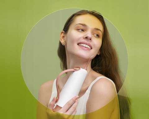 Irygator Oclean W10 Różowy 5 Programów 200Ml Ipx7 30 Dni Bez Ładowania