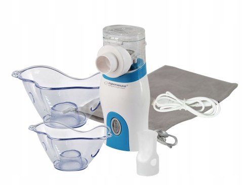 Lekki, Przenośny Nebulizator Membranowy - Inhalator Cichy 4H Pracy Usb