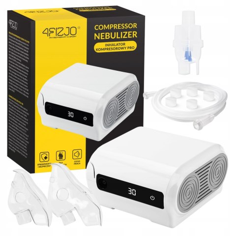 Nebulizator Komresorowy Pro 4Fizjo Dla Doroslych 8Ml 65Db Cichy Przenosny