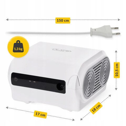 Nebulizator Komresorowy Pro 4Fizjo Dla Doroslych 8Ml 65Db Cichy Przenosny