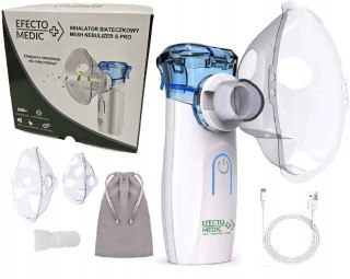 Nebulizator Siateczkowy Efecto Medic S Pro - Cichy, Przenośny, Certyfikowany