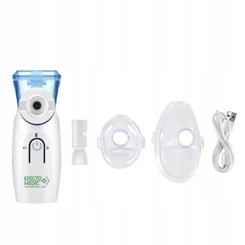 Nebulizator Siateczkowy Efecto Medic S Pro - Cichy, Przenośny, Certyfikowany