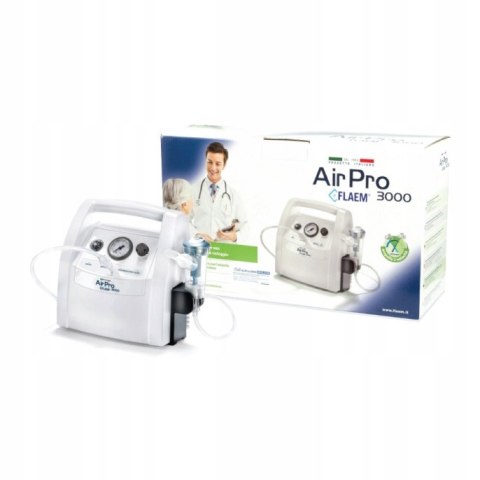 Profesjonalny Inhalator Flaem Airpro 3000 Plus Ręczny Sterownik Nebulizacji