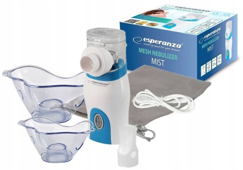 Przenośny Inhalator Nebulizator Membranowy Cichy 4H Pracy Auto Wyłączanie