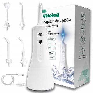 Bezprzewodowy Irygator Do Zębów 300Ml, 5 Trybów, 1800Mah, Masażem Dziąseł