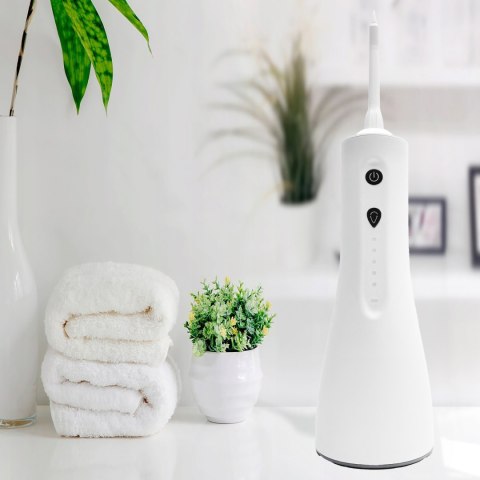 Bezprzewodowy Irygator Do Zębów 300Ml, 5 Trybów, 1800Mah, Masażem Dziąseł