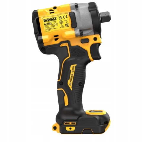 Dewalt Klucz Udarowy 18V Bezszczotkowy 1/2'' Kompakt 406Nm Do Rusztowań