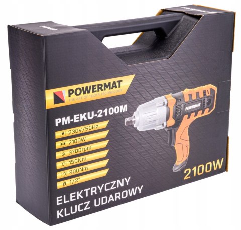 Elektryczny Klucz Udarowy 2100W 800Nm 1/2″ - Do Warsztatu Samochodowego