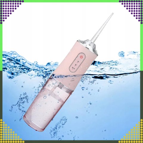 Irygator Bezprzewodowy Do Zębów Dentystyczny Mocny 4 Dysze 3 Tryby 220 Ml