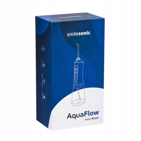 Irygator Bezprzewodowy Smilesonic Aquaflow 300Ml 2,75-7,6 Bar 5 Końcówek