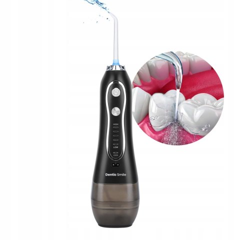Irygator Dentic Smile Pro 5 Trybów, 8 Dysz, 300Ml, Etui I Pudło Końcówki