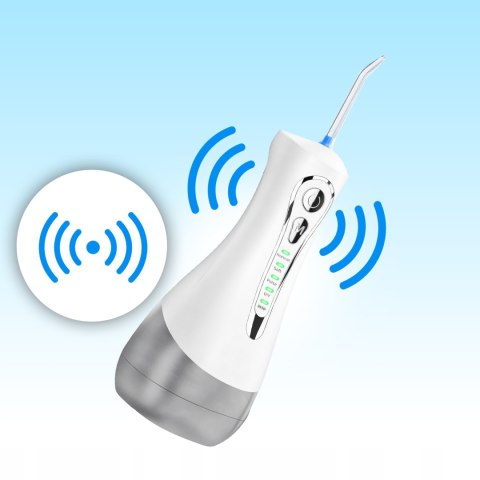 Irygator Dentystyczny Bezprzewodowy 4 Tryby 7 Końcówek Ipx7 300Ml Z Etui